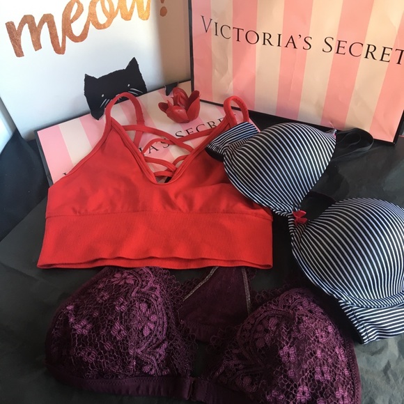 Victoria's Secret Other - 1.5 HRS LEFT - 3/$15 PINK/VS/MF BRA BUNDLE